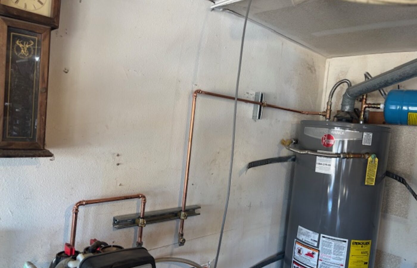 Water heater install